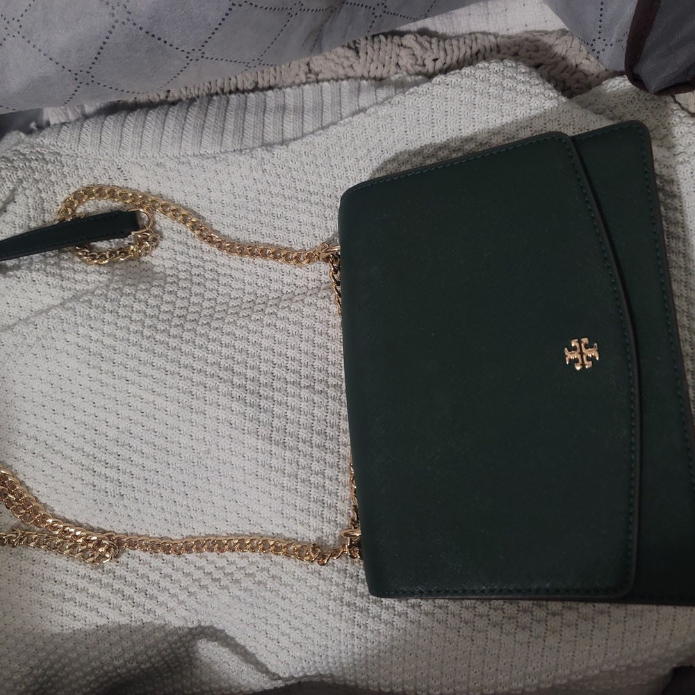 Tory Burch Green Crossbody Bag